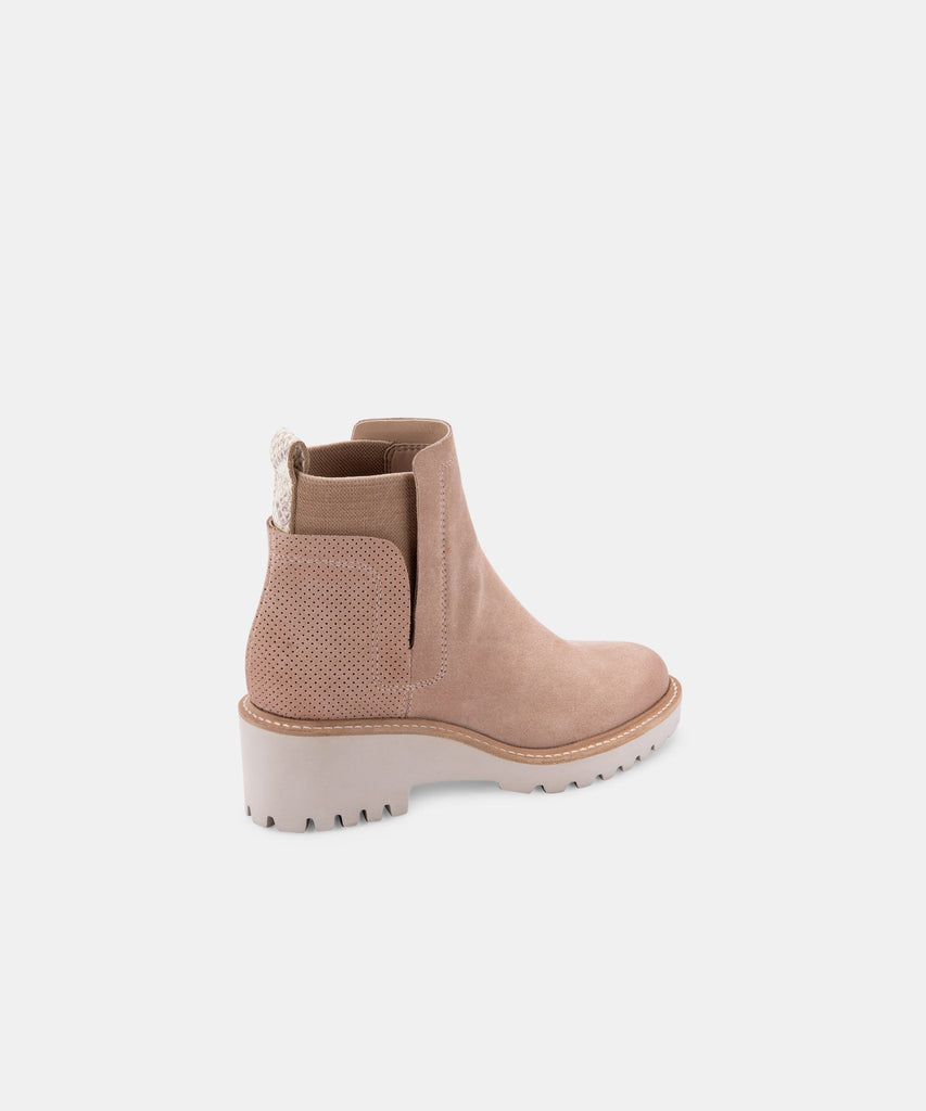 HUEY BOOTIES IN BLUSH SUEDE -   Dolce Vita - image 4