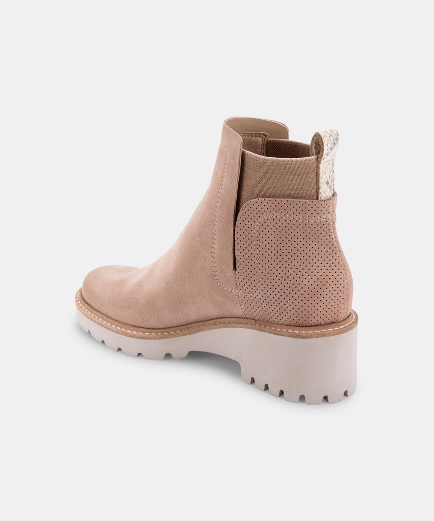 HUEY BOOTIES IN BLUSH SUEDE -   Dolce Vita - image 5