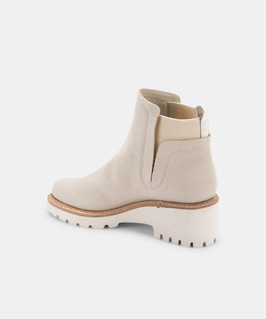 HUEY BOOTIES IN SANDSTONE CANVAS -   Dolce Vita - image 5