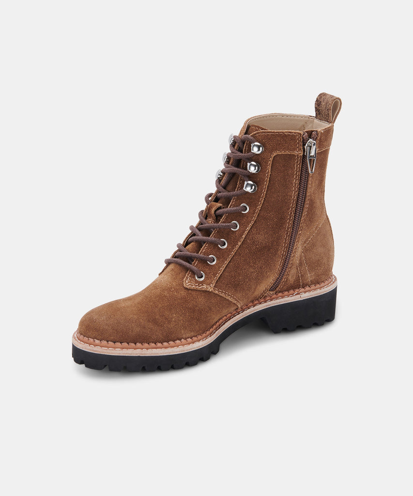 AVENA BOOTS IN DK BROWN SUEDE -   Dolce Vita - image 6