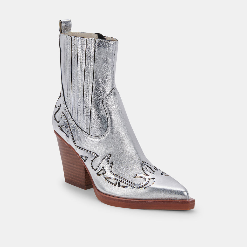 BEAUX BOOTS SILVER LEATHER - image 3