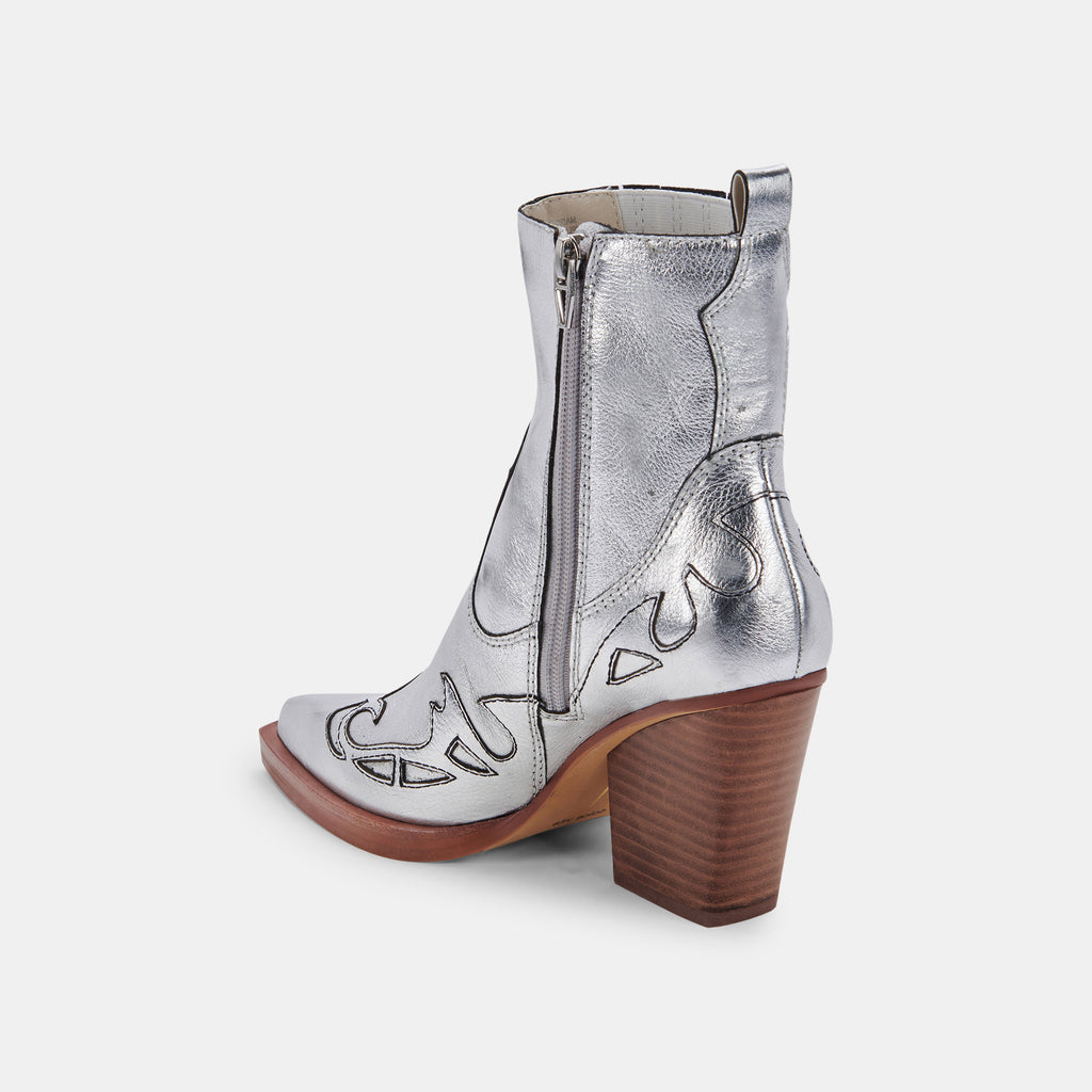 BEAUX BOOTS SILVER LEATHER - image 6