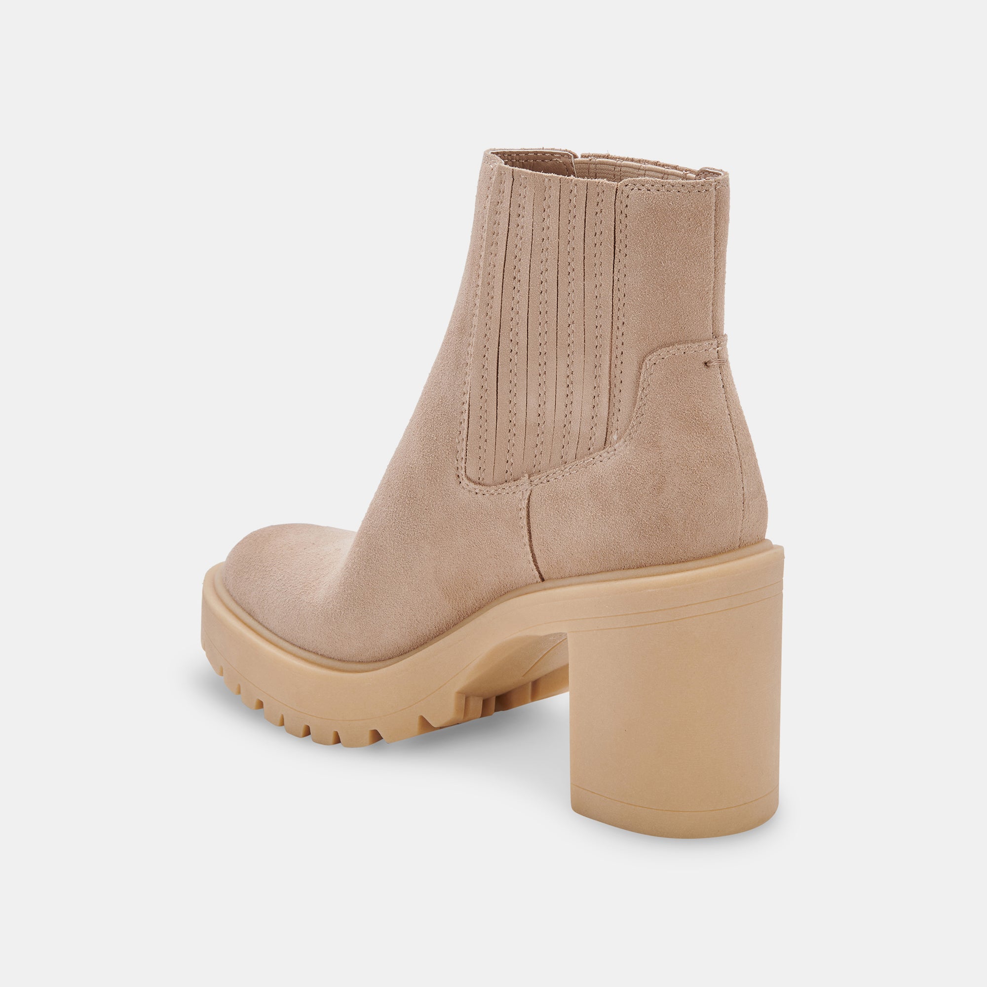 Caster h2o booties in ivory leather Clearance