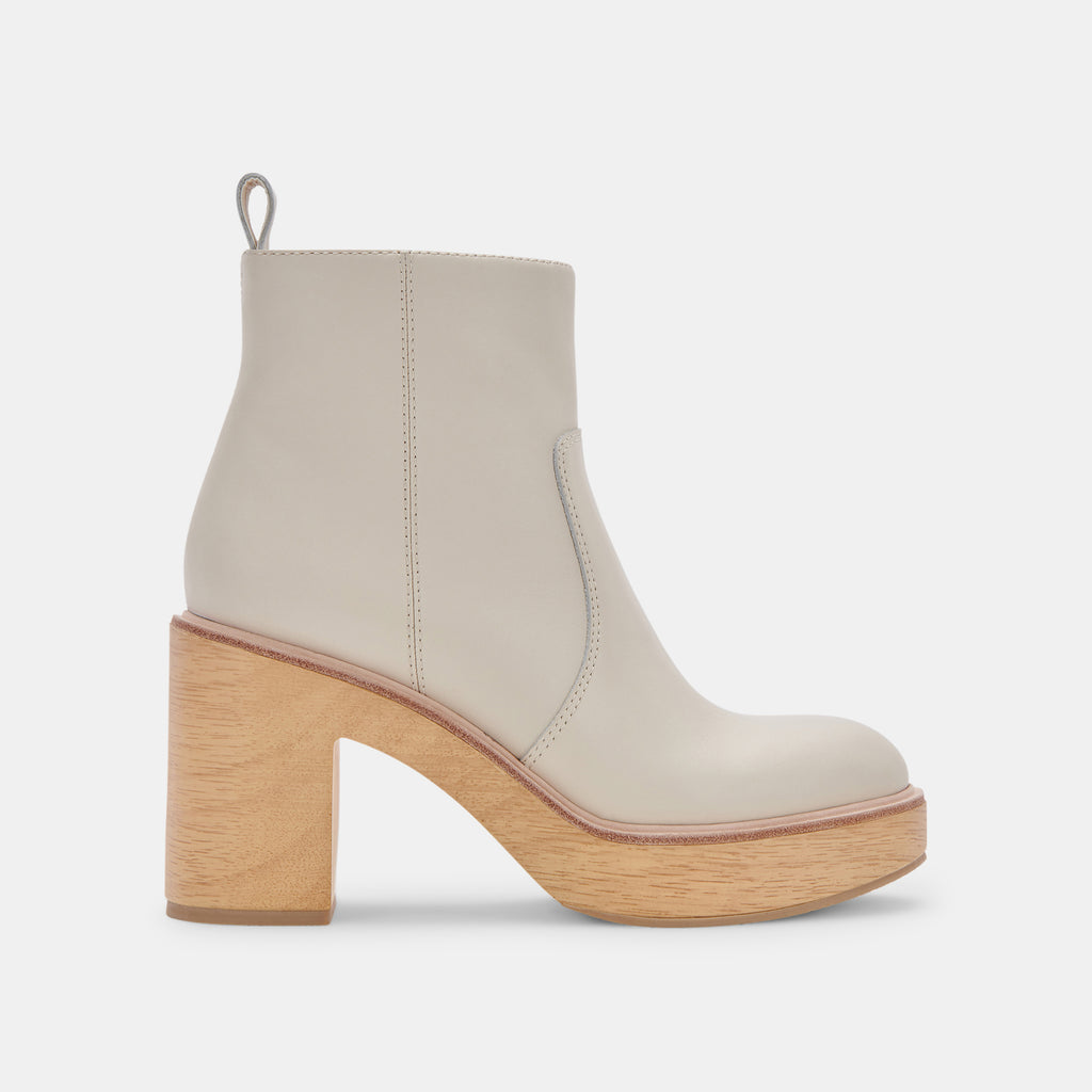 CECILE BOOTS IVORY LEATHER - image 1