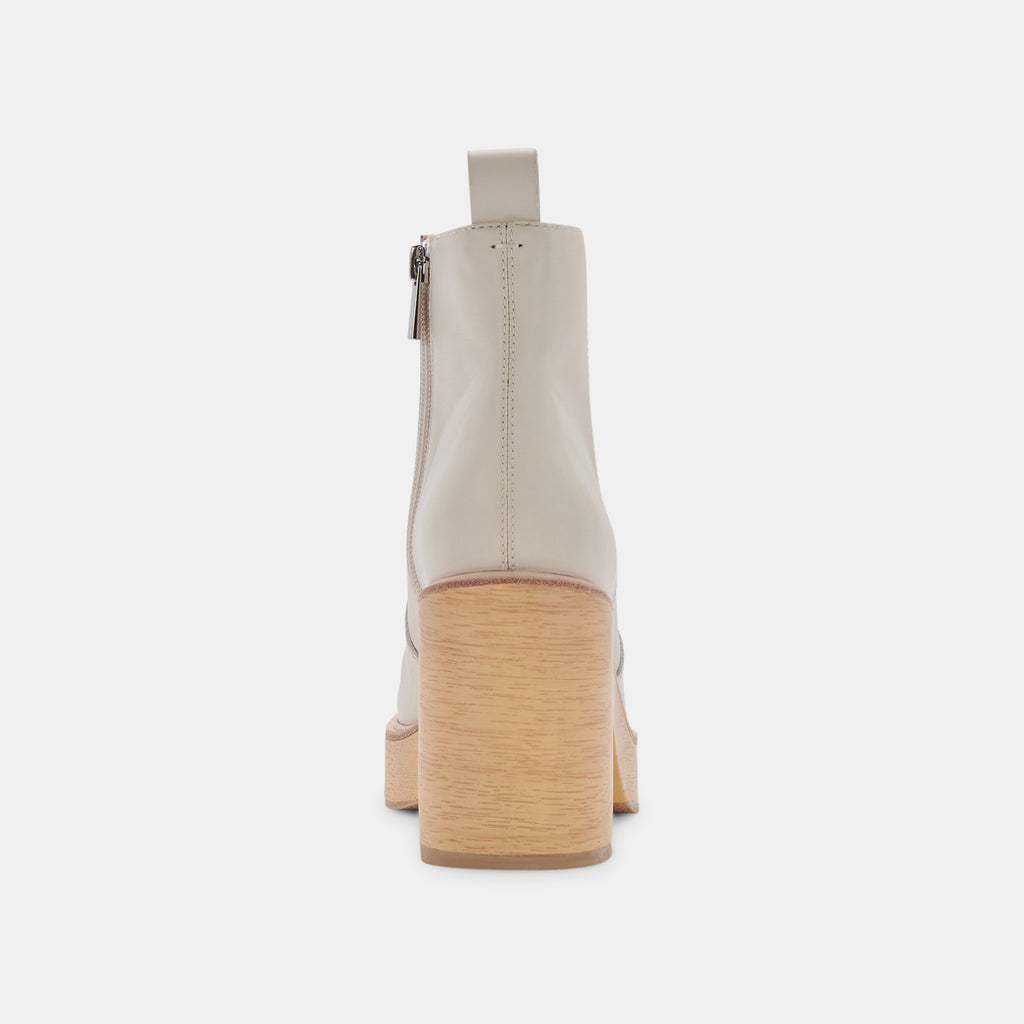 CECILE BOOTS IVORY LEATHER - image 7