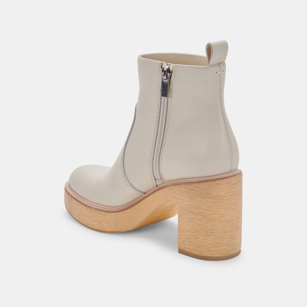 CECILE BOOTS IVORY LEATHER - image 5