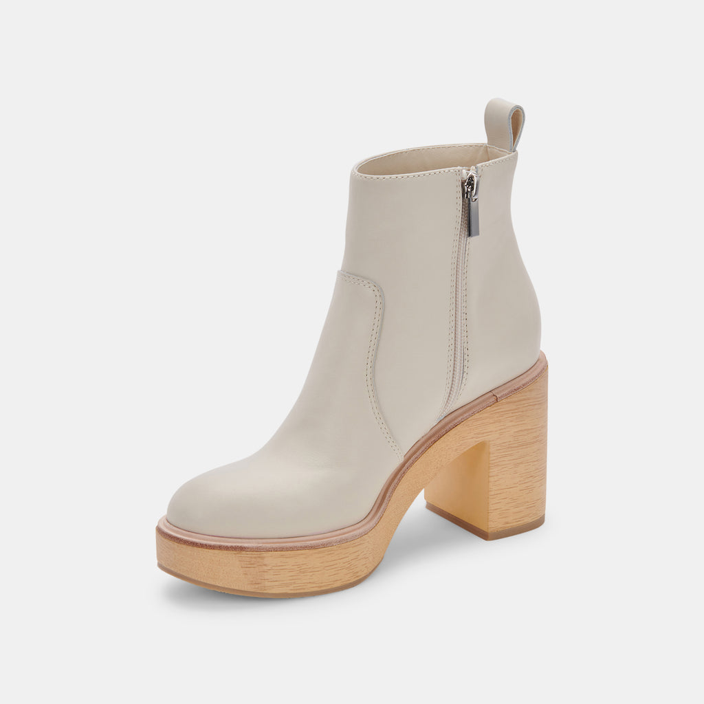 CECILE BOOTS IVORY LEATHER - image 4
