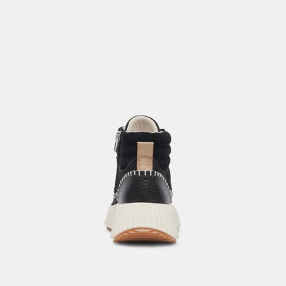DALEY SNEAKERS BLACK MULTI SUEDE - re:vita