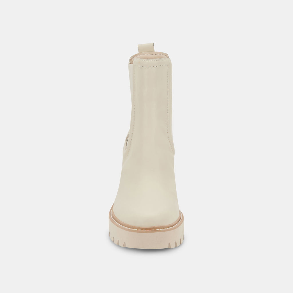 HAWK H20 WIDE BOOTIES IVORY LEATHER - image 7