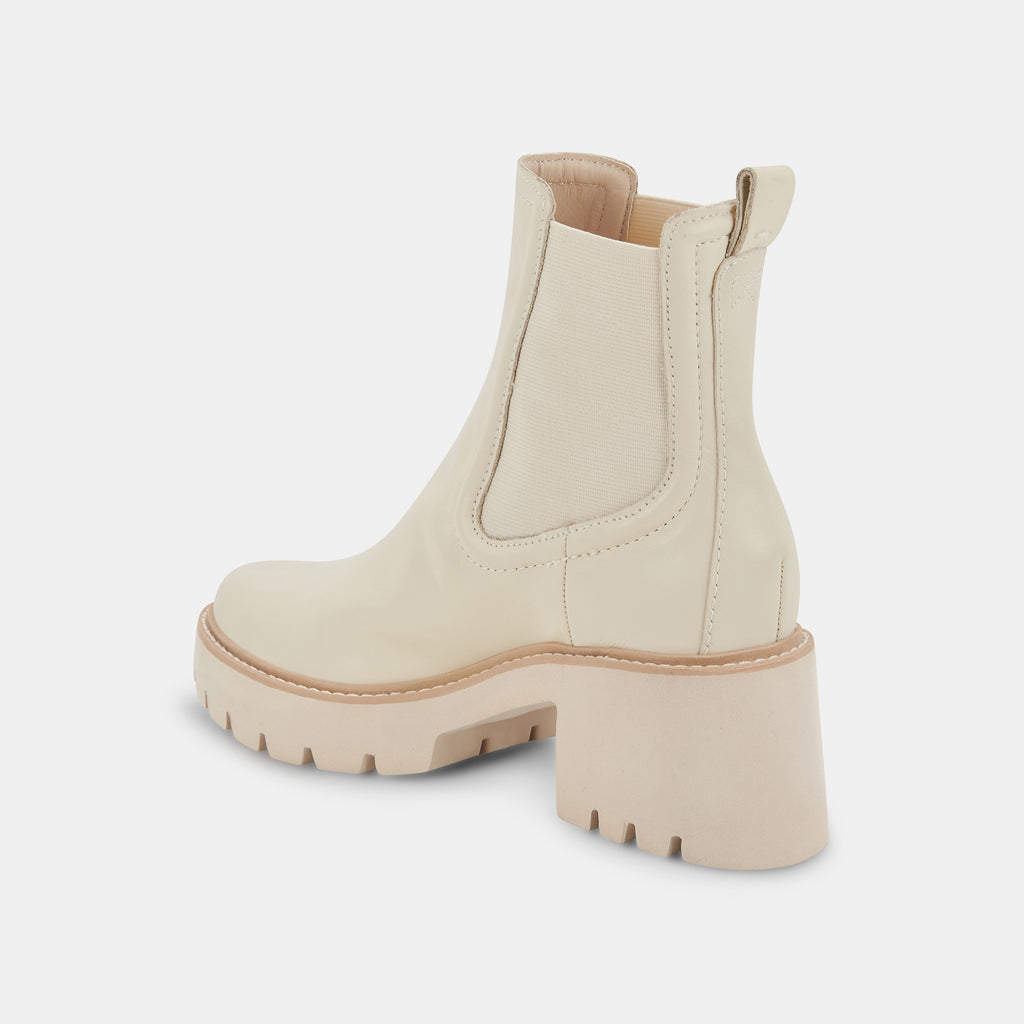 HAWK H20 WIDE BOOTIES IVORY LEATHER - image 6