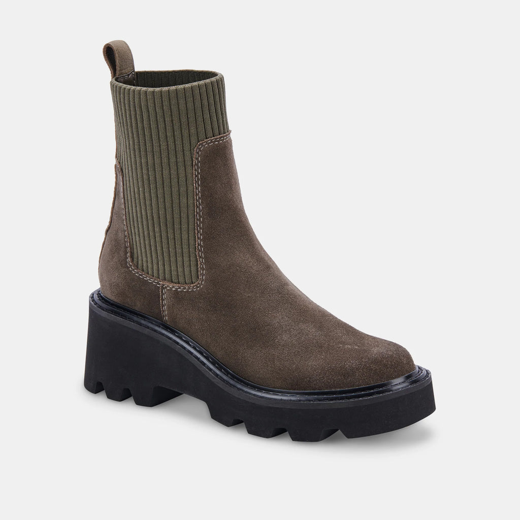 HOVEN H2O BOOTS OLIVE SUEDE - re:vita - image 3