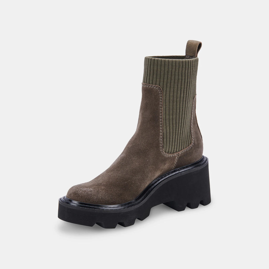 HOVEN H2O BOOTS OLIVE SUEDE - re:vita - image 5