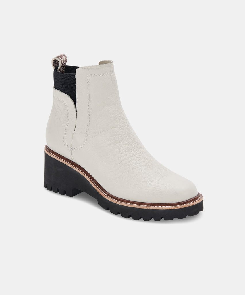 HUEY H2O BOOTS IN IVORY LEATHER -   Dolce Vita - image 2