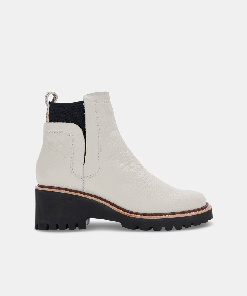 HUEY H2O BOOTS IN IVORY LEATHER -   Dolce Vita - image 1
