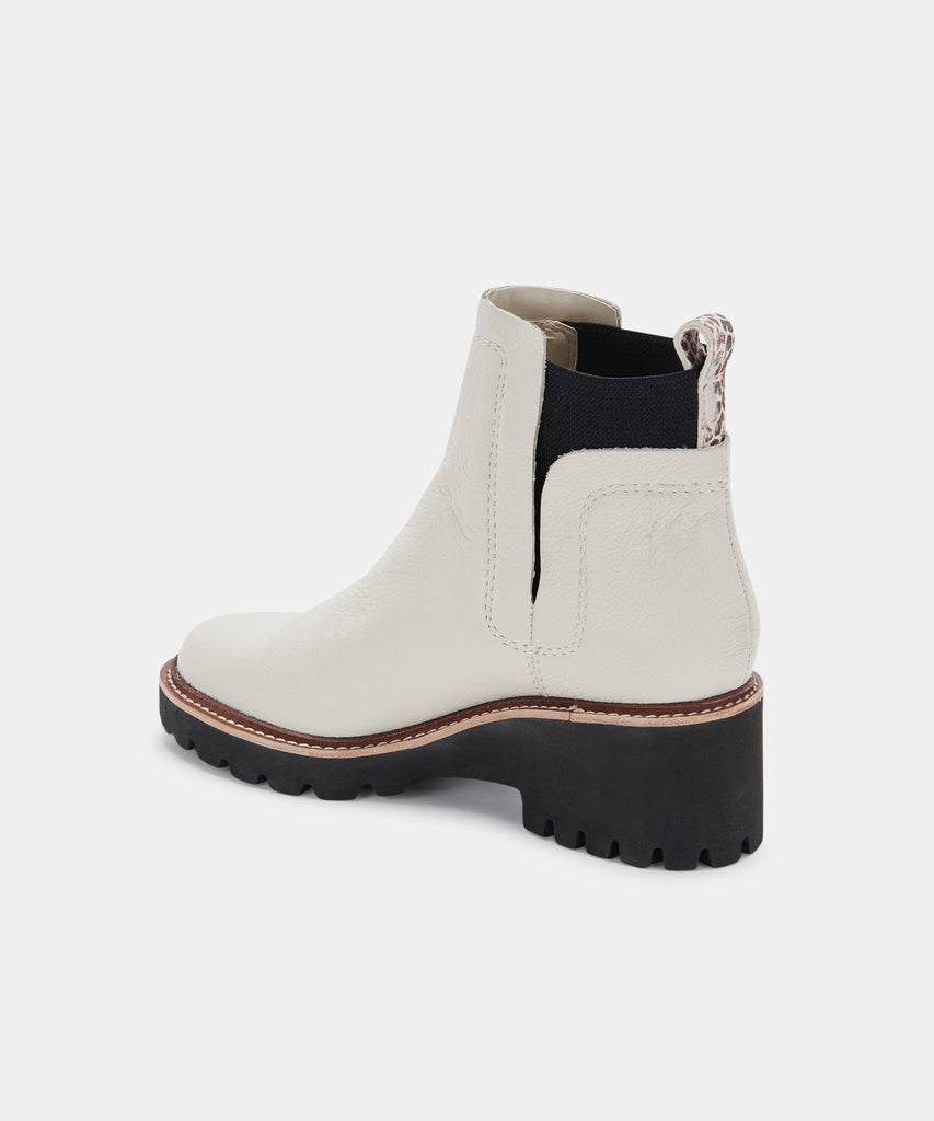 HUEY H2O BOOTS IN IVORY LEATHER -   Dolce Vita - image 5