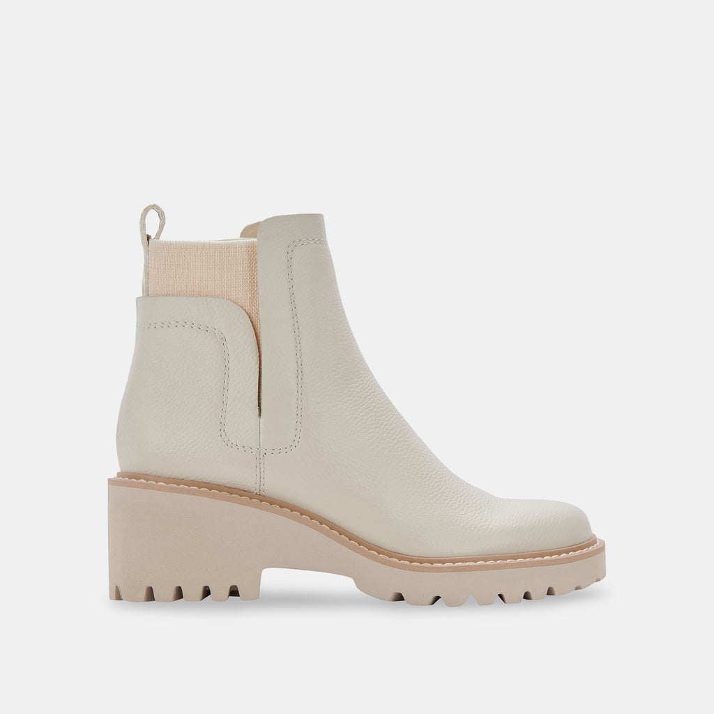 HUEY H2O WIDE BOOTIES OFF WHITE LEATHER - image 1