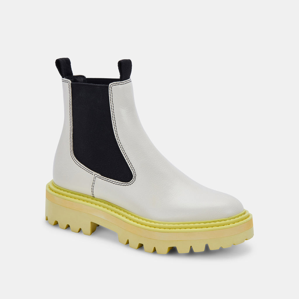 MOANA H2O BOOTS WHITE GREEN LEATHER - image 2