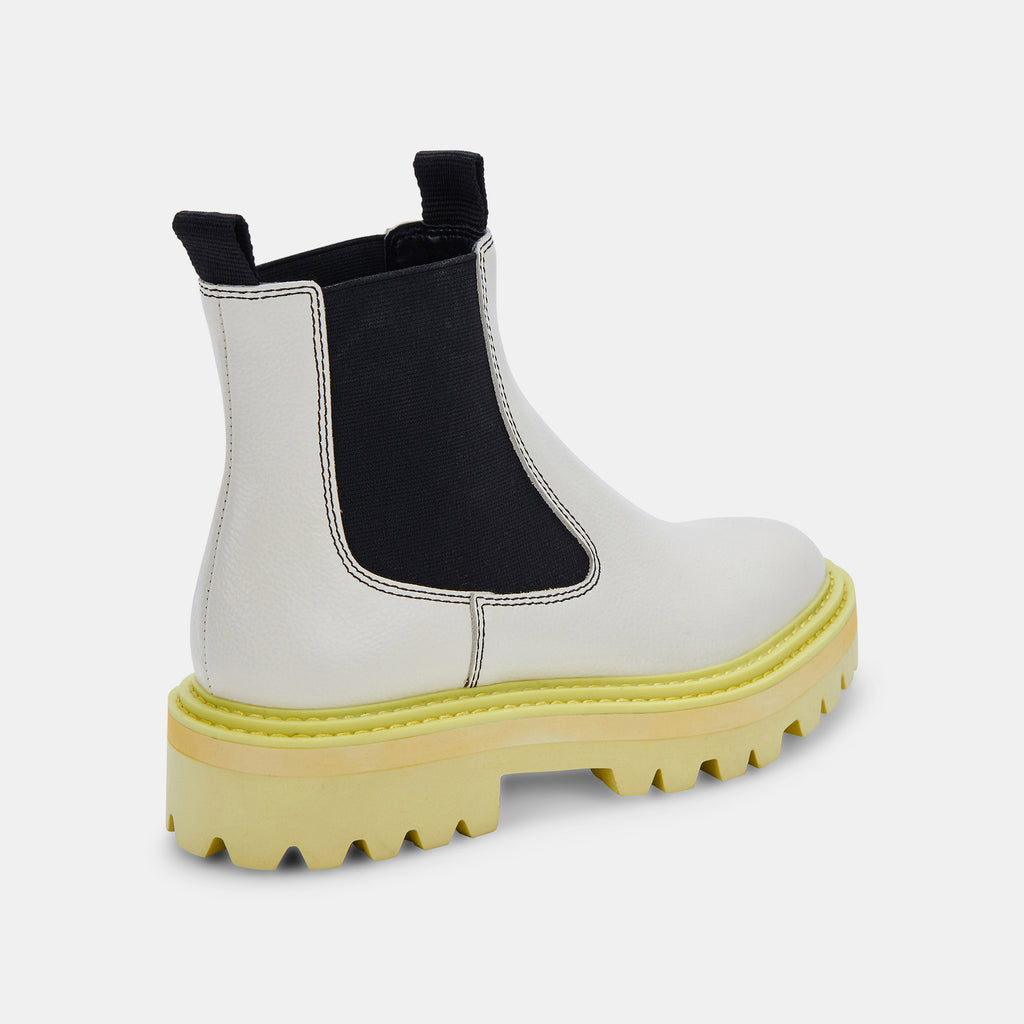 MOANA H2O BOOTS WHITE GREEN LEATHER - image 3