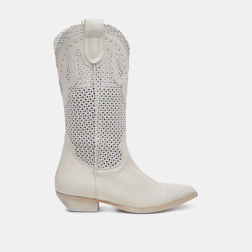 RANCH BOOTS IVORY LEATHER - re:vita - image 3