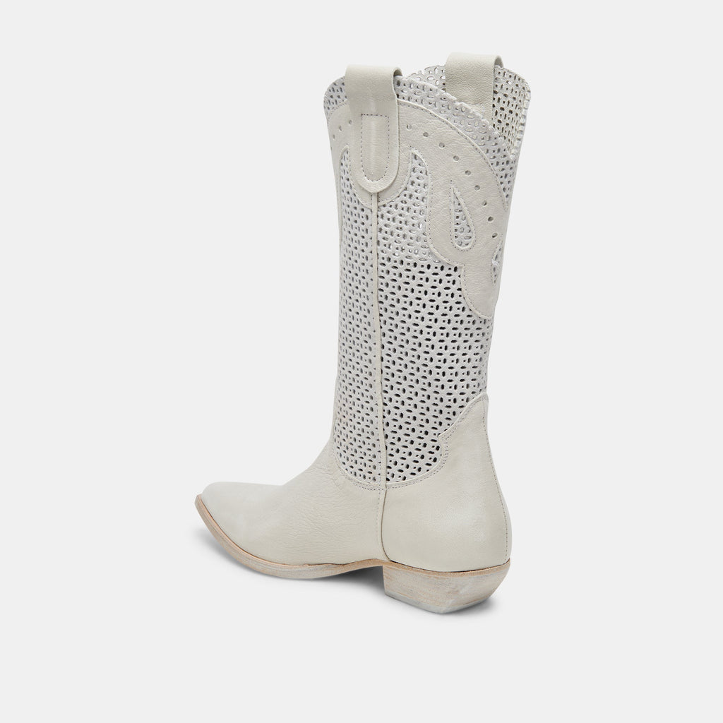RANCH BOOTS IVORY LEATHER - re:vita - image 10