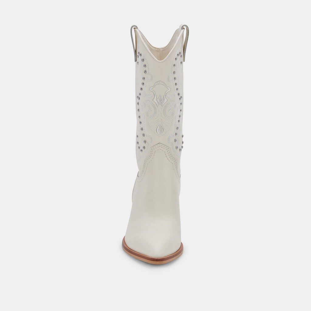 SULA BOOTS OFF WHITE LEATHER - image 7