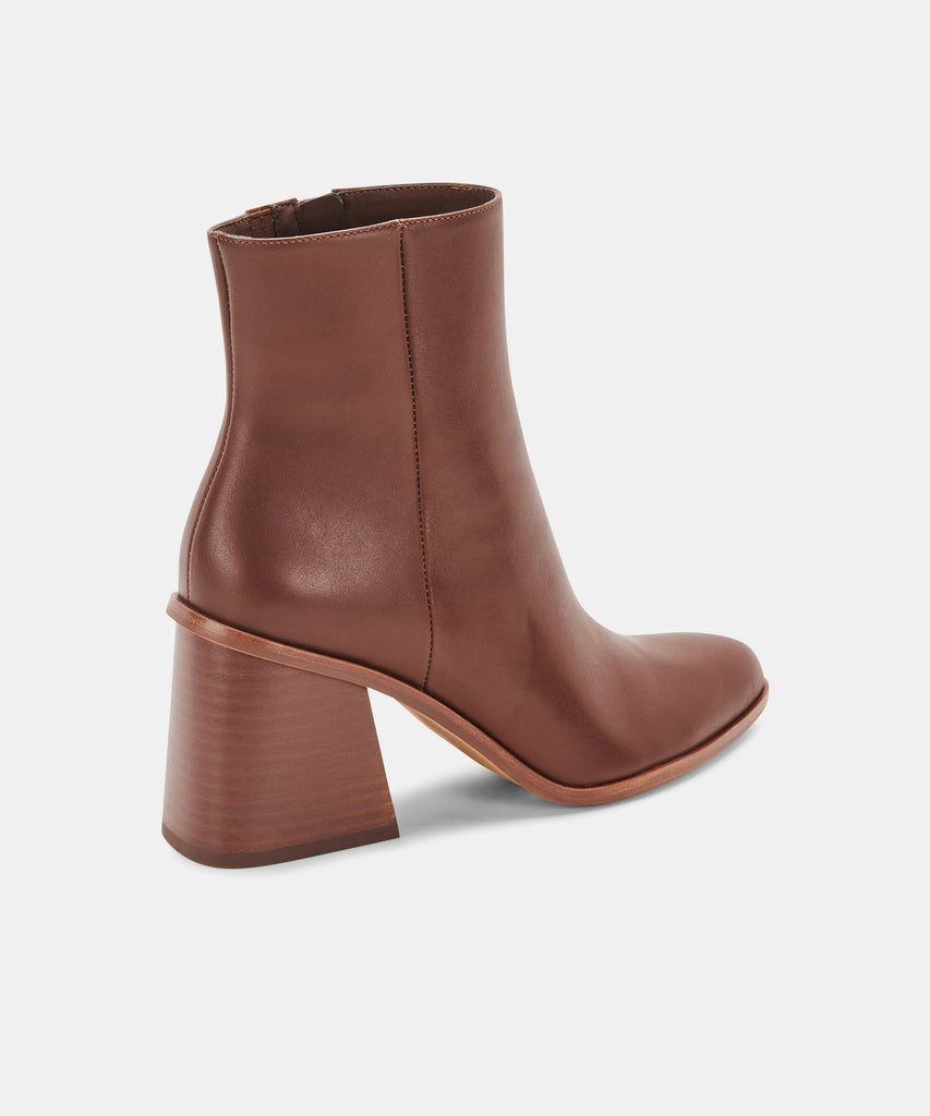 TERRIE BOOTIES IN CHOCOLATE LEATHER -   Dolce Vita - image 4