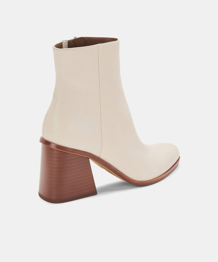 TERRIE BOOTIES IN IVORY LEATHER -   Dolce Vita - image 4