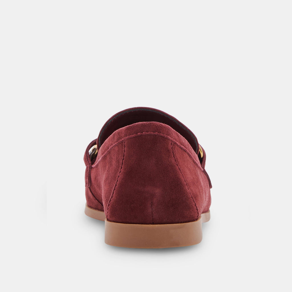 CRYS LOAFERS MAROON SUEDE - re:vita - image 9