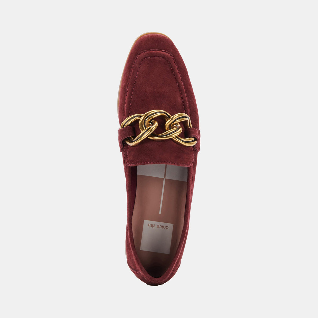 CRYS LOAFERS MAROON SUEDE - re:vita - image 10