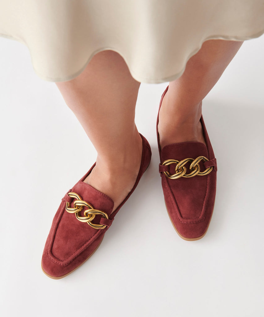 CRYS LOAFERS MAROON SUEDE - re:vita - image 2