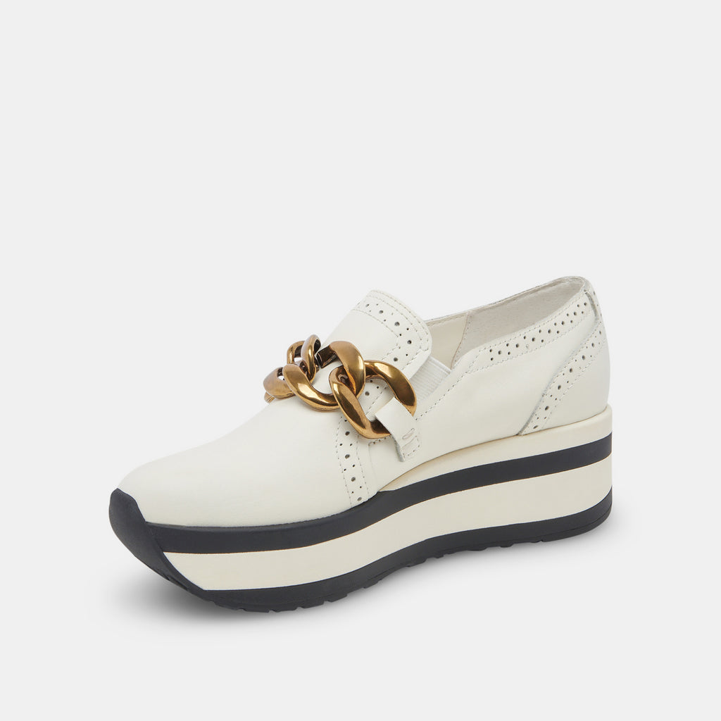 JHENEE SNEAKERS WHITE LEATHER - image 4