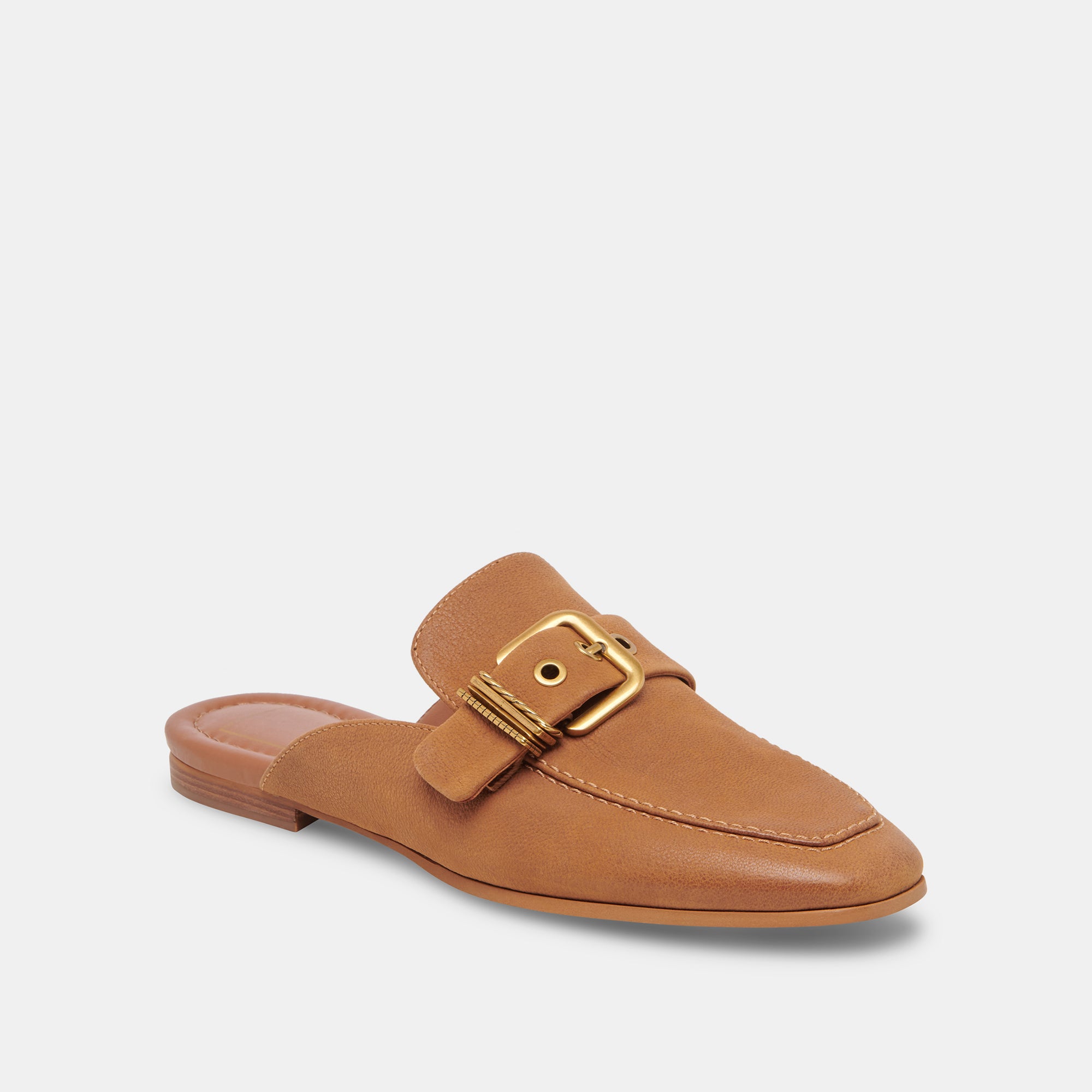 SANTEL FLATS BROWN LEATHER
