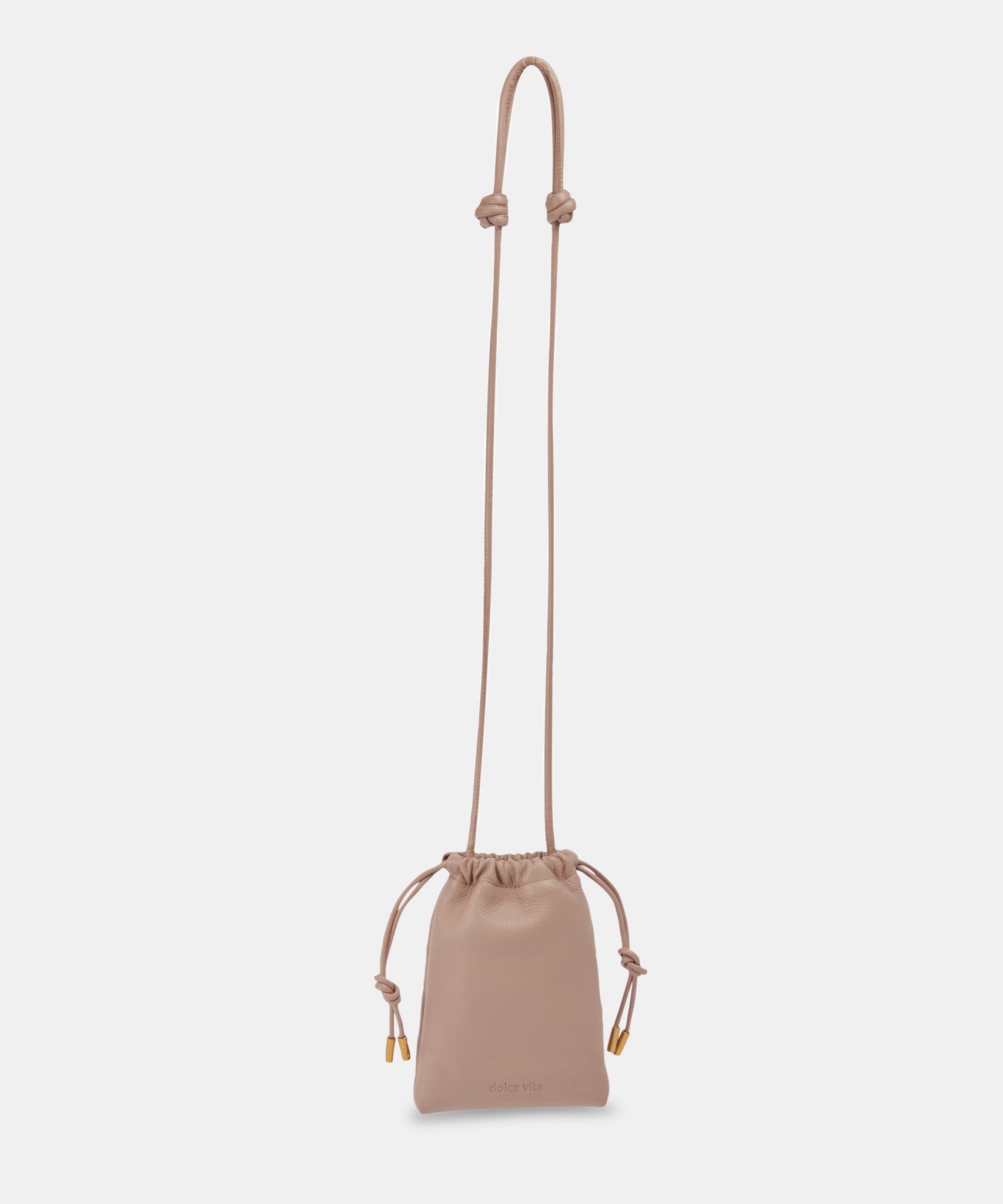 EVIE PHONE POUCH CAFE LEATHER - view 4