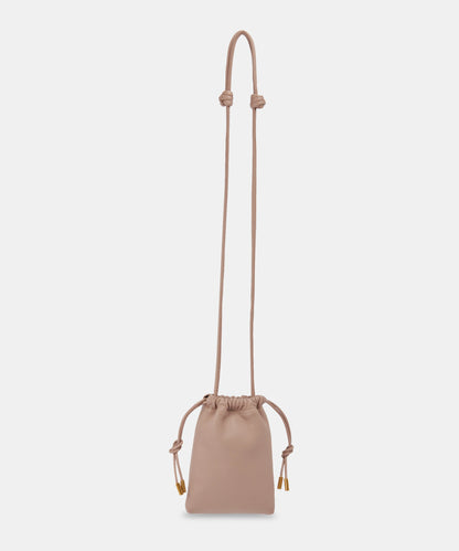 EVIE PHONE POUCH CAFE LEATHER