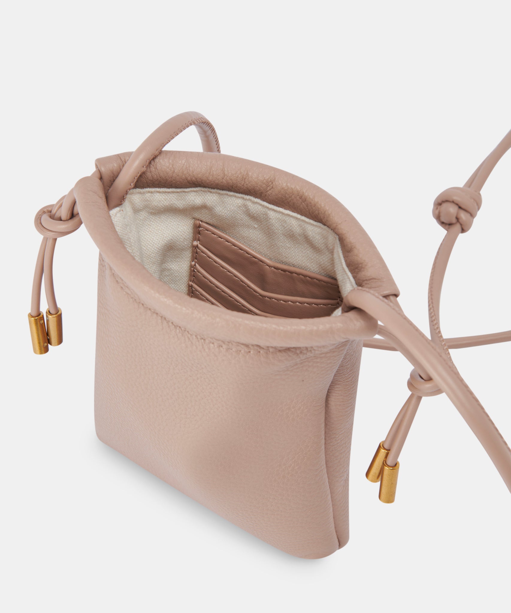 EVIE PHONE POUCH CAFE LEATHER - view 6