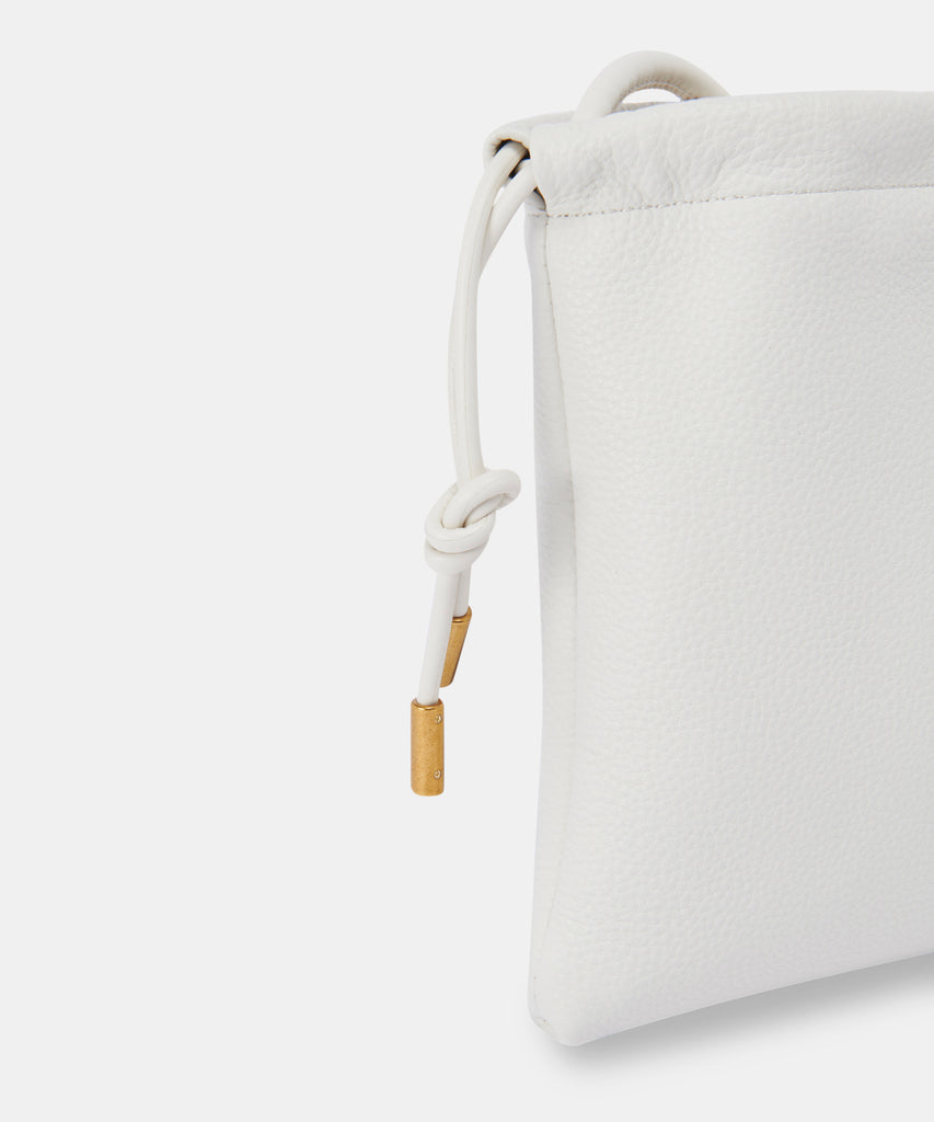 EVIE PHONE POUCH IVORY LEATHER - image 9