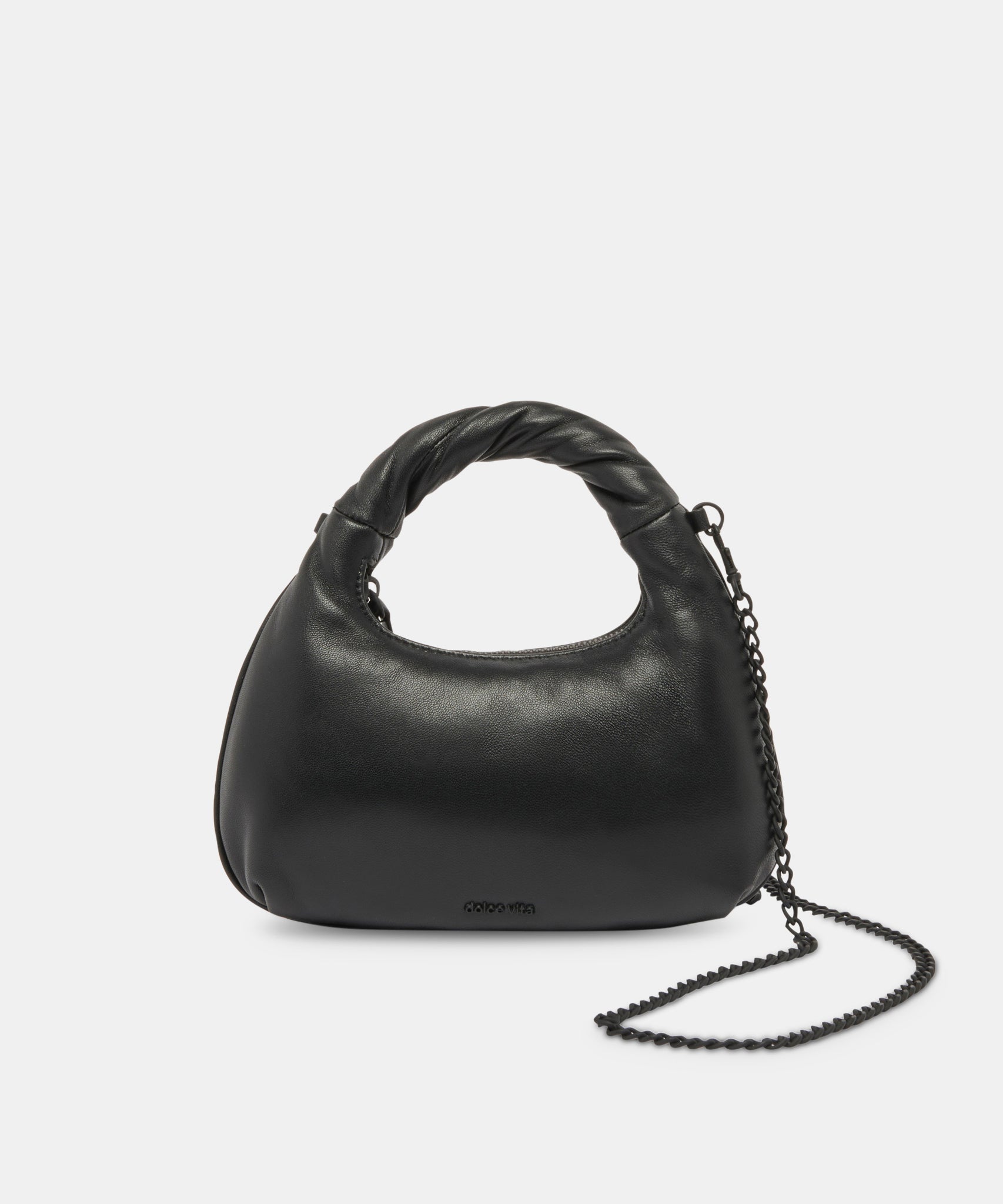 SOFIE CROSSBODY BLACK SOFT NAPPA LEATHER - view 7