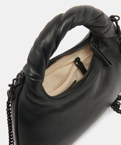 SOFIE CROSSBODY BLACK SOFT NAPPA LEATHER
