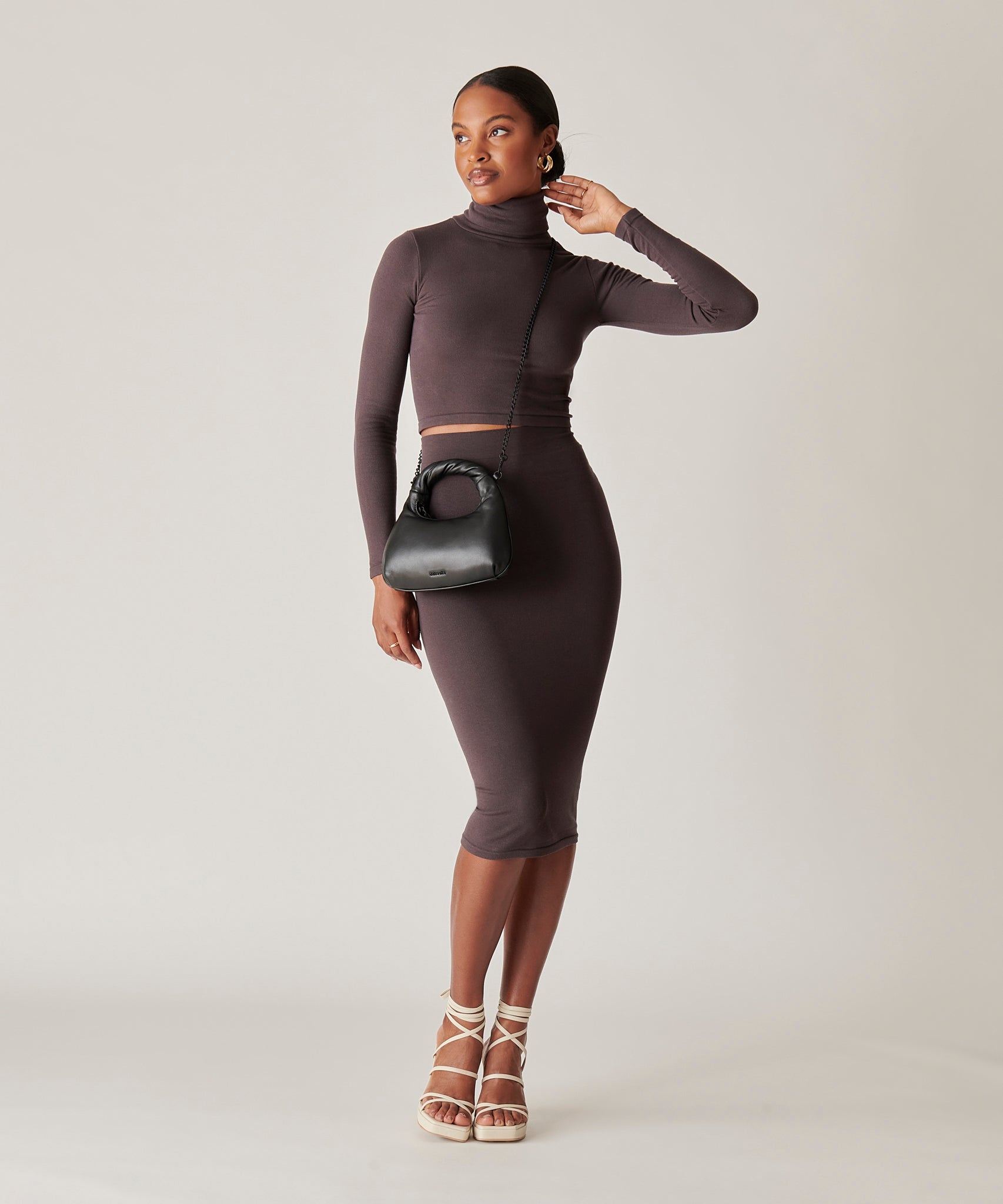 SOFIE CROSSBODY BLACK SOFT NAPPA LEATHER - view 10