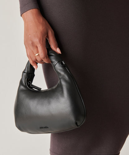 SOFIE CROSSBODY BLACK SOFT NAPPA LEATHER