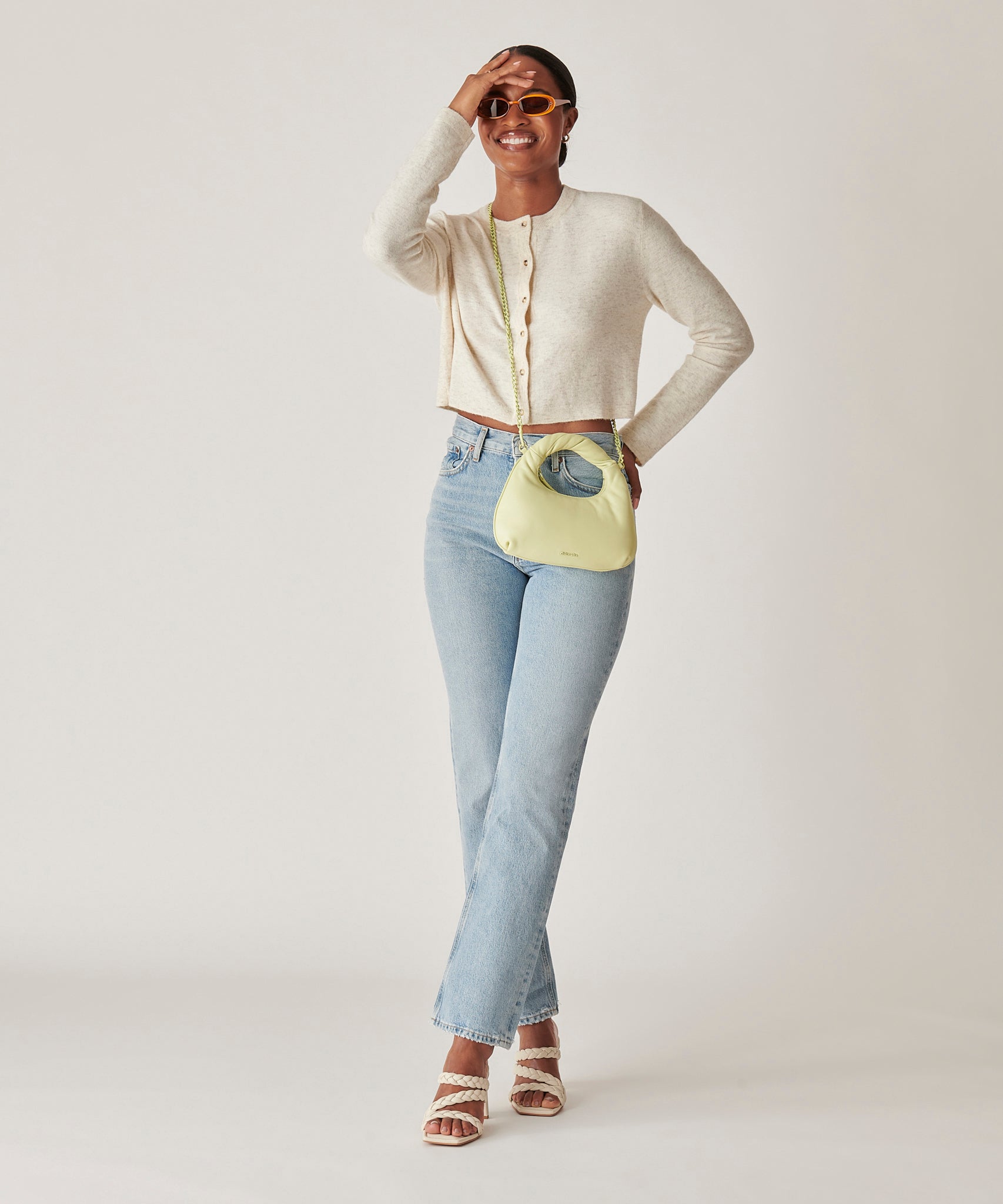 SOFIE CROSSBODY CUCUMBER SOFT NAPPA LEATHER - view 2