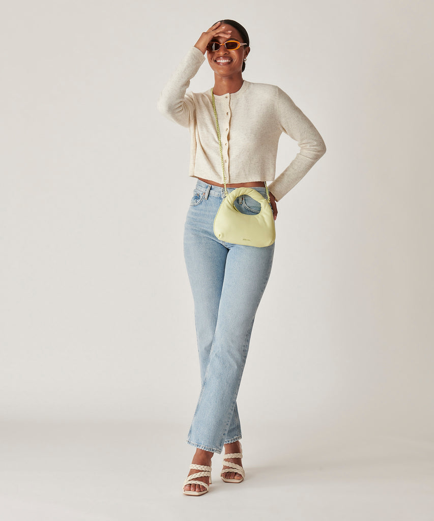 SOFIE CROSSBODY CUCUMBER SOFT NAPPA LEATHER