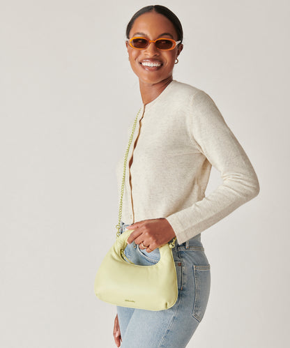 SOFIE CROSSBODY CUCUMBER SOFT NAPPA LEATHER