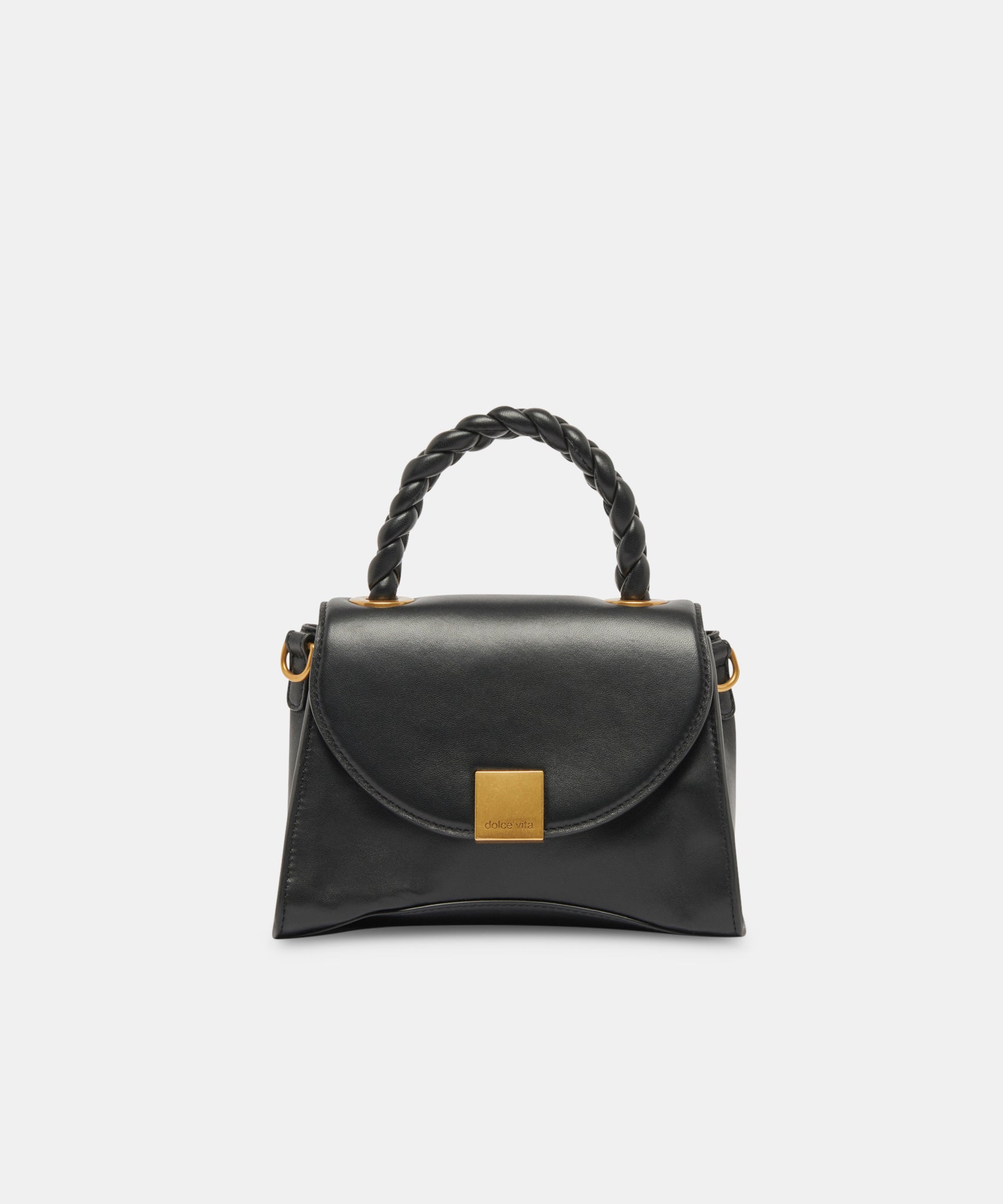 TATUM HANDBAG BLACK SOFT NAPPA LEATHER