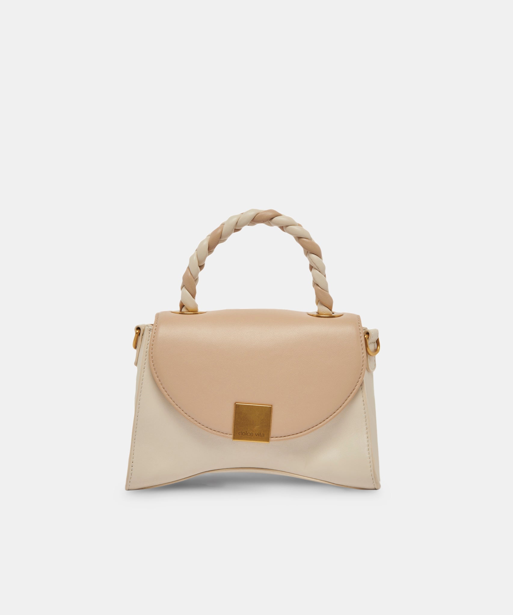 TATUM HANDBAG DUNE IVORY SOFT NAPPA LEATHER