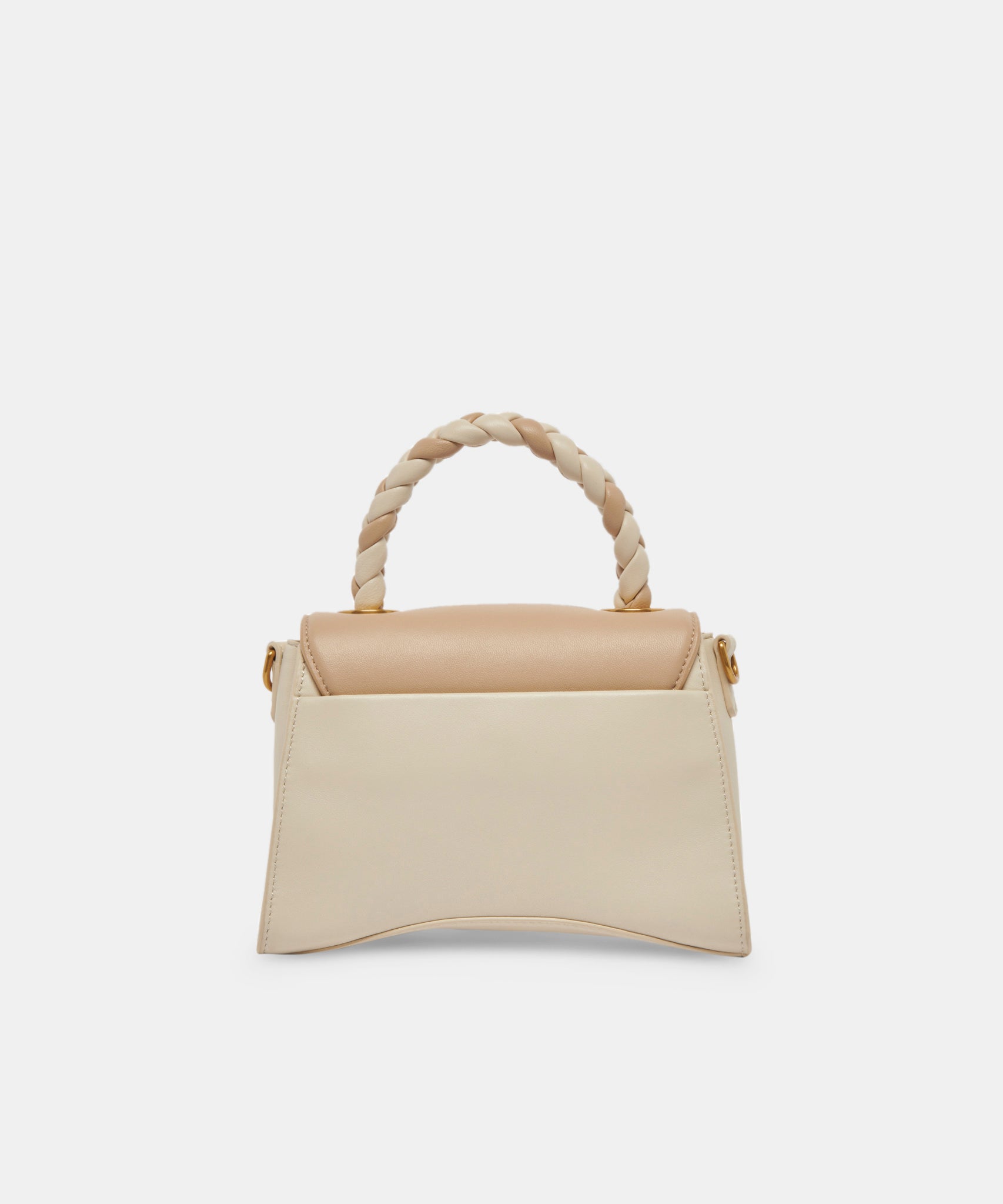 TATUM HANDBAG DUNE IVORY SOFT NAPPA LEATHER - view 10