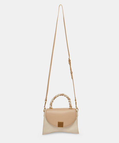 TATUM HANDBAG DUNE IVORY SOFT NAPPA LEATHER