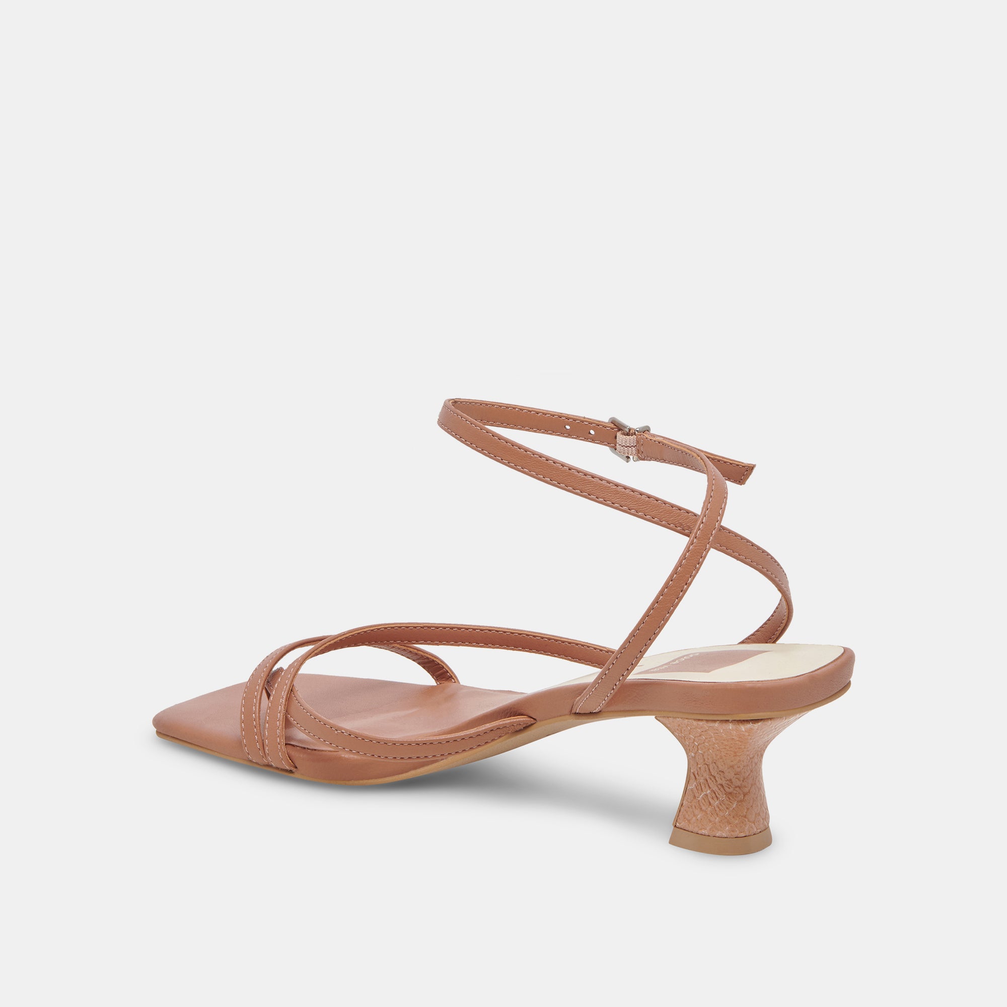BAYLOR Heels Caramel Leather | Caramel Leather Heeled Sandals – Dolce Vita