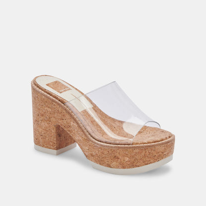 ELANIA HEELS IN CRYSTAL VINYL -   Dolce Vita