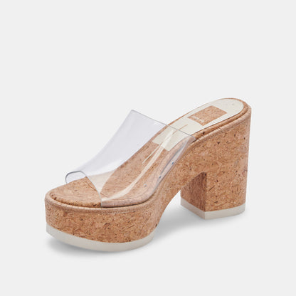 ELANIA HEELS IN CRYSTAL VINYL -   Dolce Vita